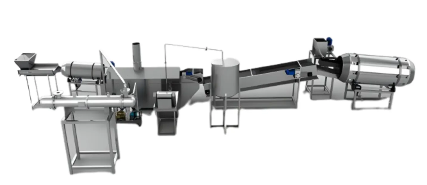 Pellets Chips Snack Frying Line - food processing machinery by Foodax Engineering Works